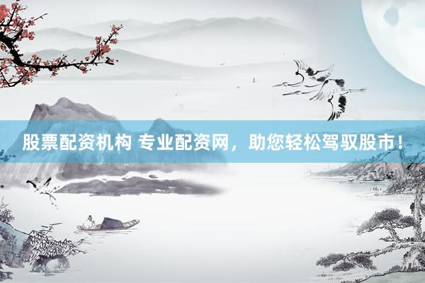 股票配资机构 专业配资网，助您轻松驾驭股市！