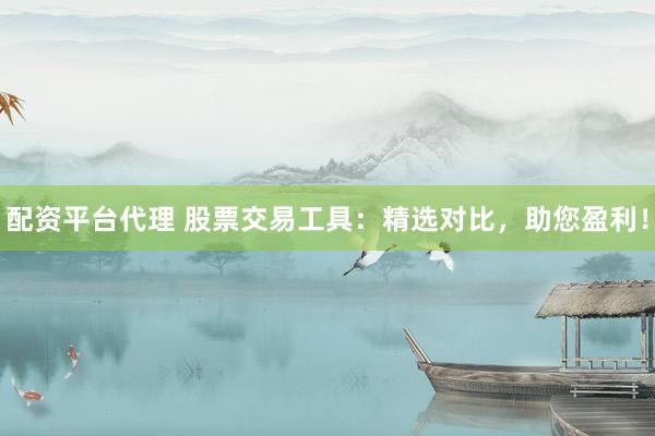 配资平台代理 股票交易工具：精选对比，助您盈利！
